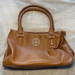 Tory Burch Tan Leather Shoulder Bag